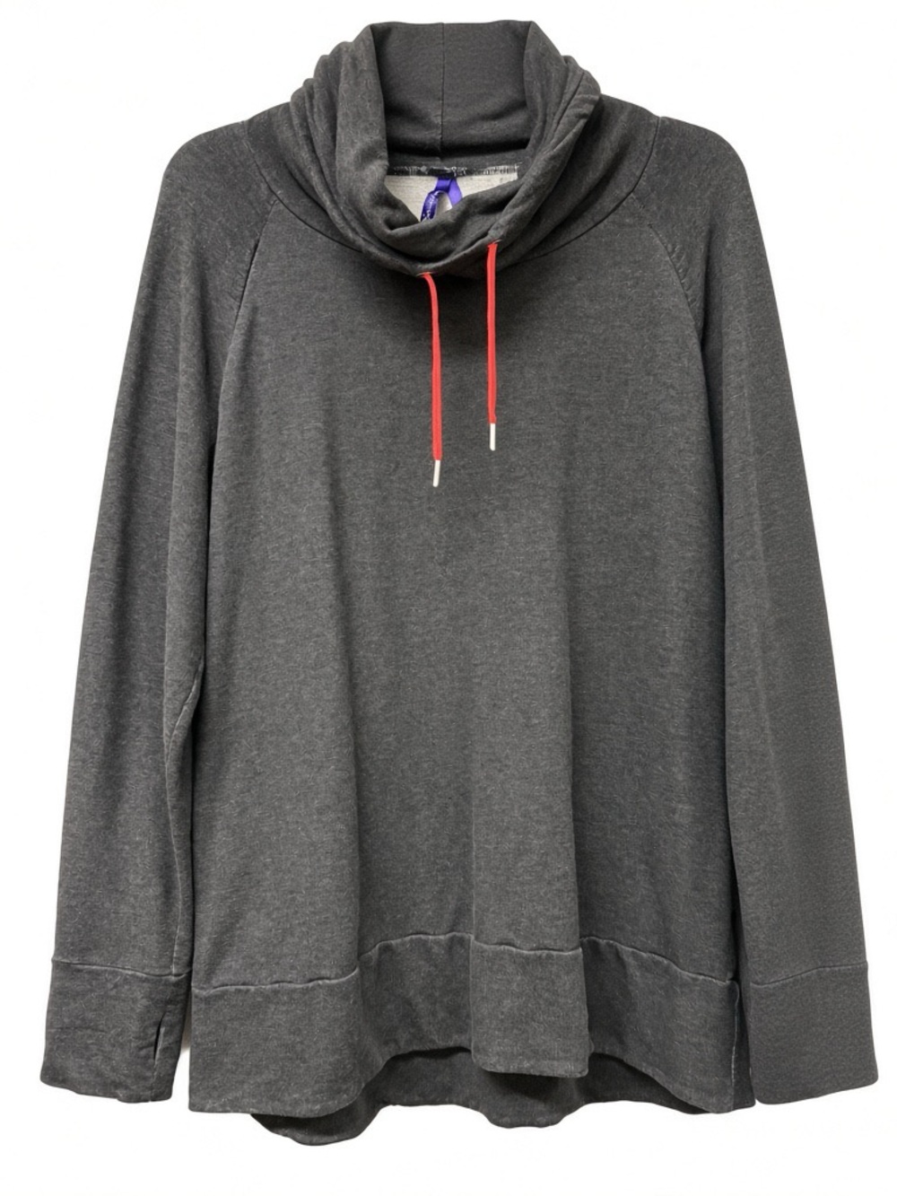 Seraphine Maternity & Nursing Cowl Neck Sweatshirt Size M Gray